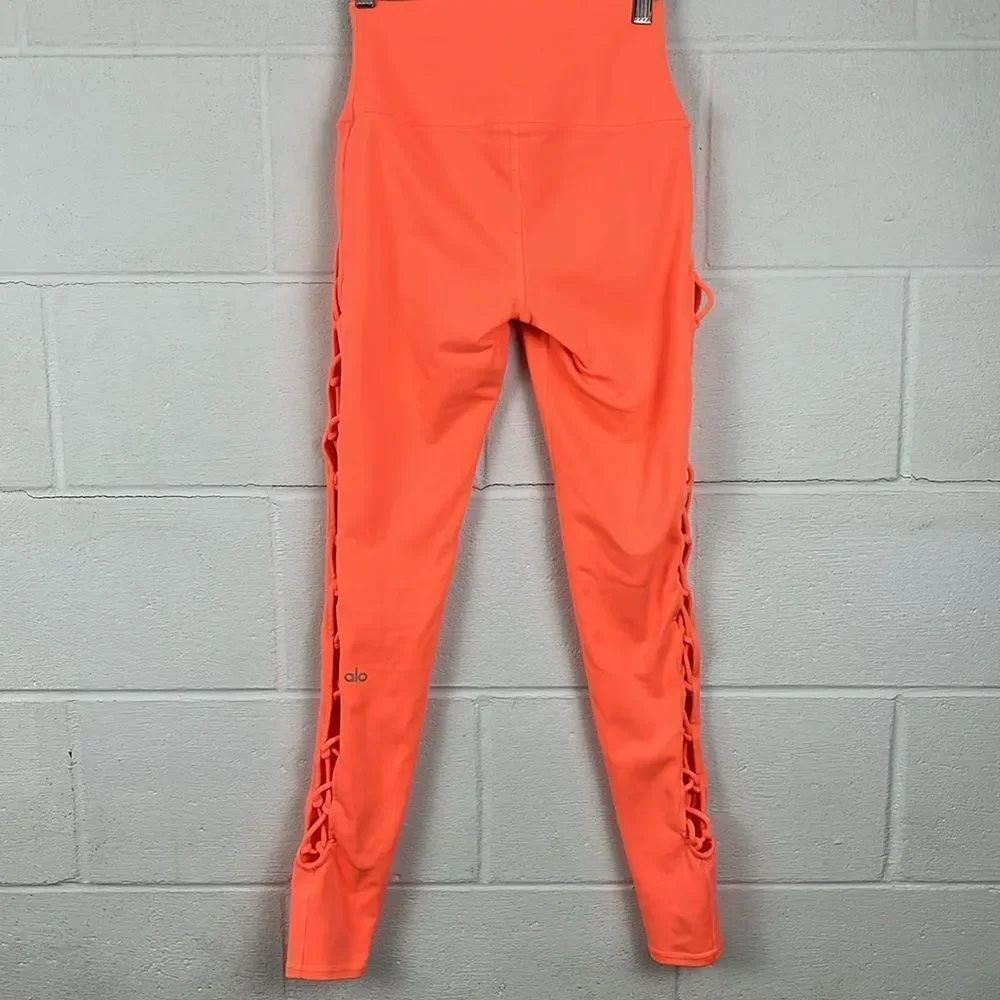 Alo Yoga women’s interlace legging in starburst performance cutout size XS